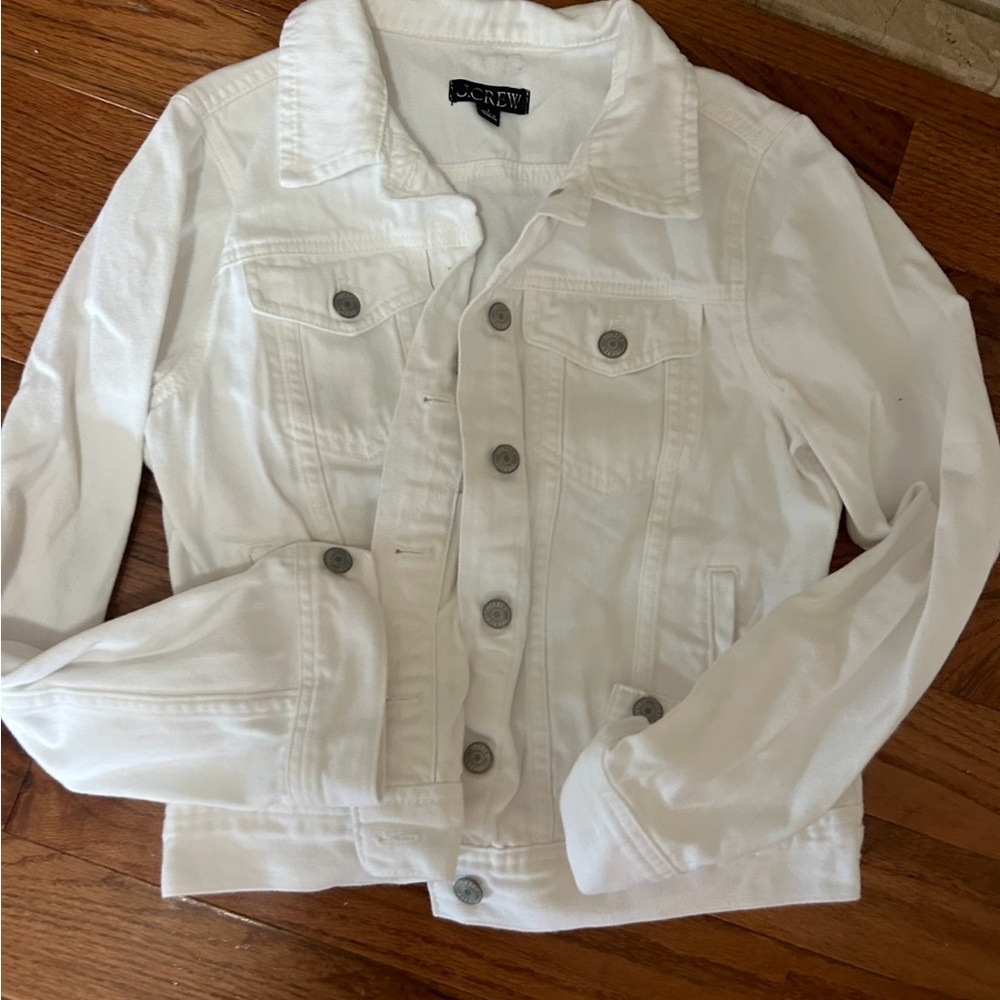 Jcrew white denim jacket - Picture 4 of 4